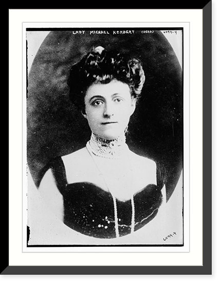 Lady Michael Herbert, Antique Poster