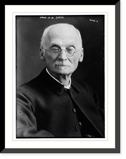 Prof. A.H. Sayce, Vintage Wall Art
