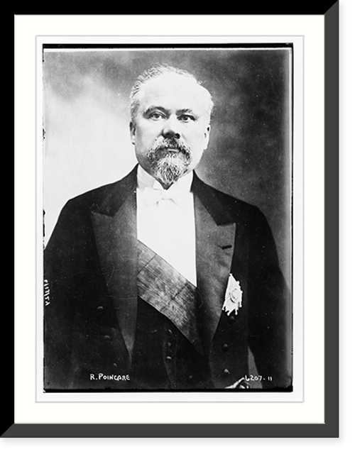 Historic Framed Print, R. Poincare,  17-7/8" x 21-7/8"