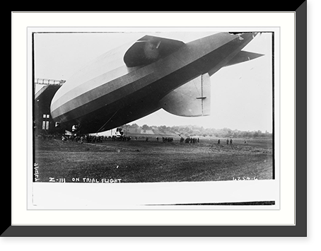 Z - III on trial flight Classic, Antique Poster