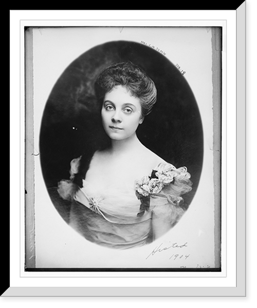 Historic Framed Print, Mrs. C.M. Depew,  17-7/8" x 21-7/8"