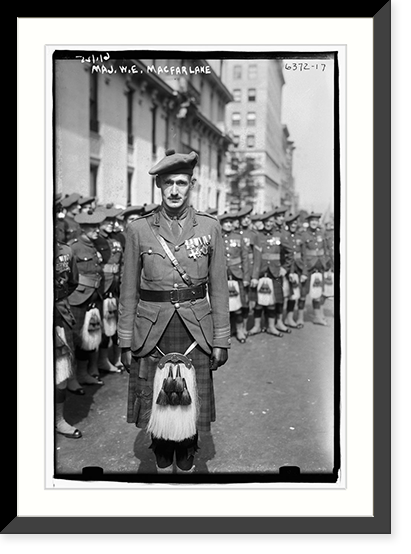 Maj. W.E. Mac-Farlane, Antique Print