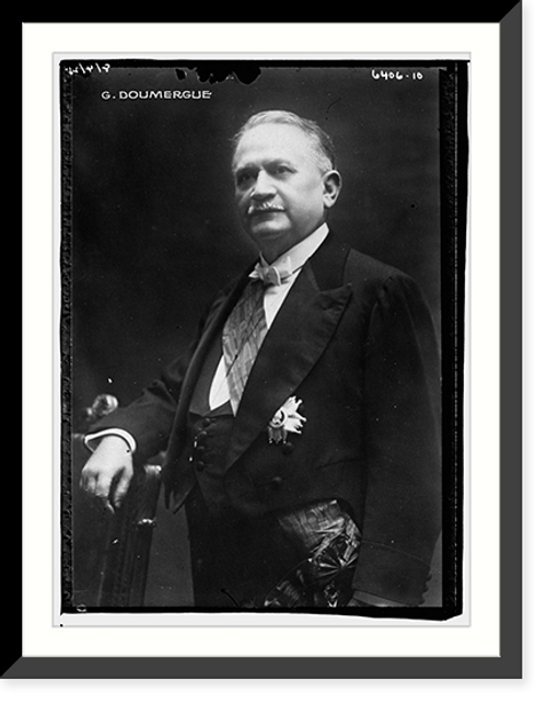 Historic Framed Print, G. Doumergue,  17-7/8" x 21-7/8"
