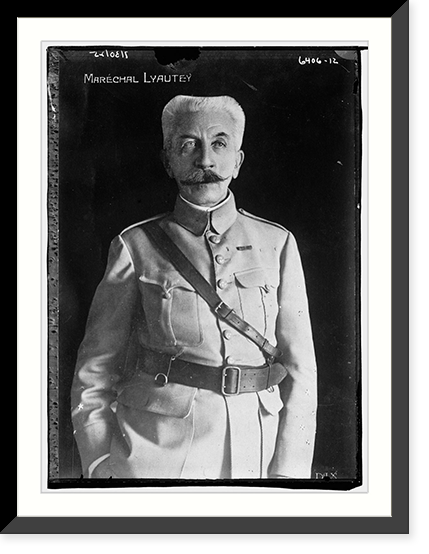 Historic Framed Print, Marechal Lyautey,  17-7/8" x 21-7/8"