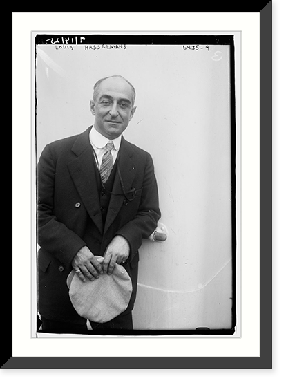 Louis Hasselmasn, Vintage Poster