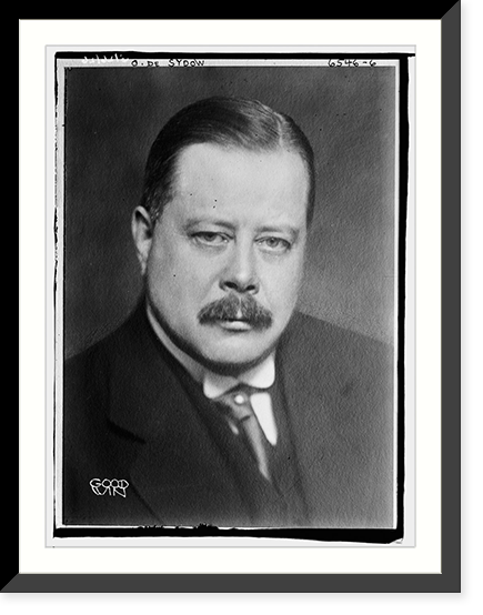 Historic Framed Print, O. De Sydow,  17-7/8" x 21-7/8"