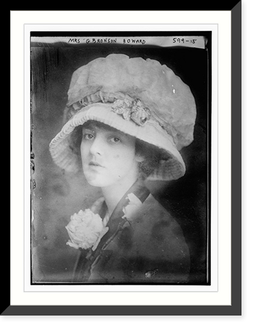 Historic Framed Print, Mrs. G. Bronson Howard - 2,  17-7/8" x 21-7/8"