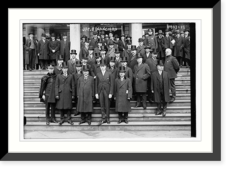 Jap. Financers in New York - 2, Antique Poster