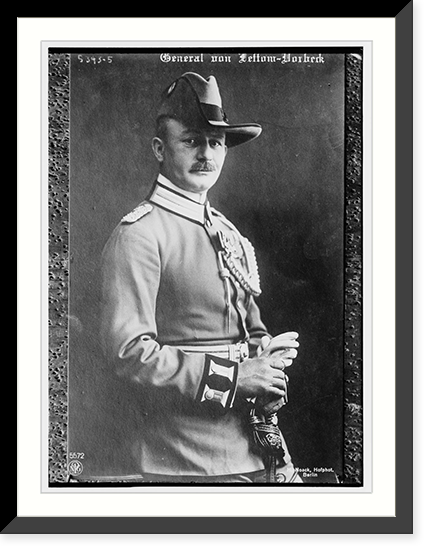 Gen. von Heffom - Borbeck, Antique Poster