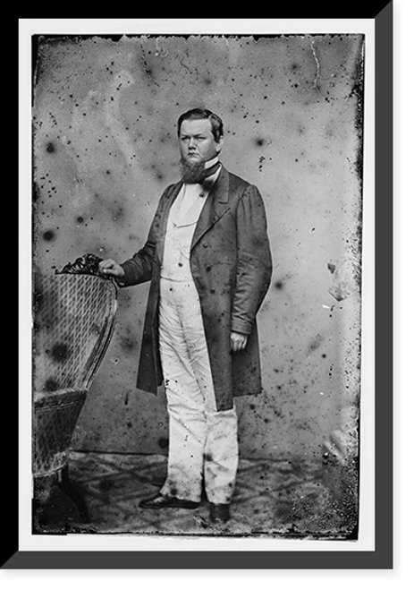 Historic Framed Print, Forney Hon. John W. Clerk of Congress & journalist,  17-7/8" x 21-7/8"