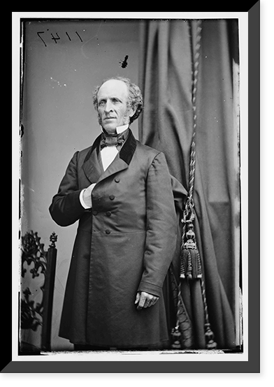 Hon. James Mitchell Ashley of Ohio Editor of Dispatch & Gov. of Territory of Montana Born: 1824 Died: 1896, Antique Poster