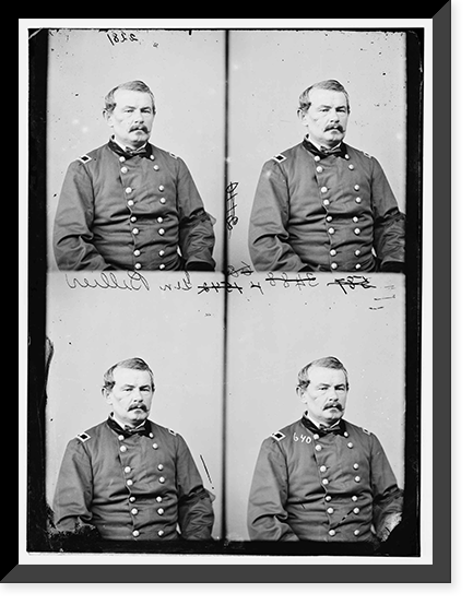 Historic Framed Print, J.E. Kenna M.C. W.VA. In Confederate Army in 1864 wounded - 1864 surrended at Shreveport La.,  17-7/8" x 21-7/8"