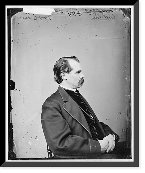 Historic Framed Print, Patterson Hon. John James of S.C. (Born in PA. 1830) Delegate to Nat. Republican Convention at Chicago 1860 Capt in 15th U.S. Vol. Inf.,  17-7/8" x 21-7/8"