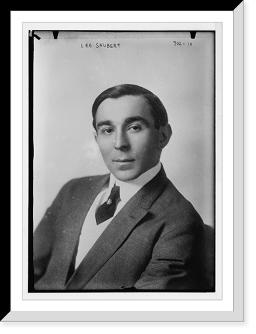 Historic Framed Print, Lee Shubert, portrait,  17-7/8" x 21-7/8"