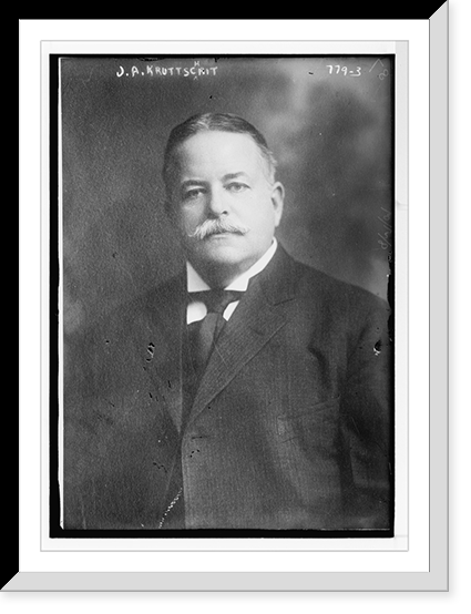 Historic Framed Print, J.A. Kruttschnot,  17-7/8" x 21-7/8"