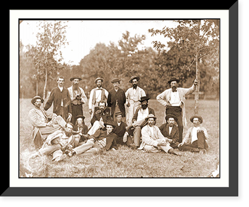 Historic Framed Print, Brandy Station Va. Scouts and guides of the Army of the Potomac,  17-7/8" x 21-7/8"