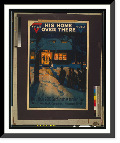 His home over there. More than 2000 such homes for our boys United War Work Campaign November 11th - 18th.Albert Herter, Antique Wall Art