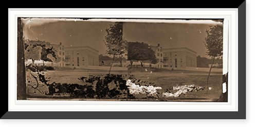 Historic Framed Print, Emmitsburg Maryland. Mount St. Marys college - 4,  17-7/8" x 21-7/8"