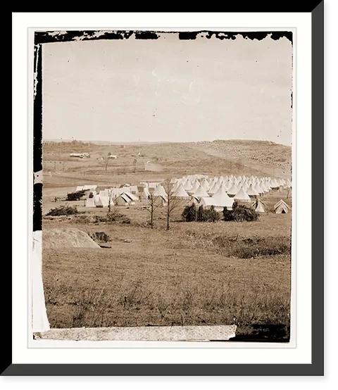 Historic Military - Washington District of Columbia. Camp of 31st Penn