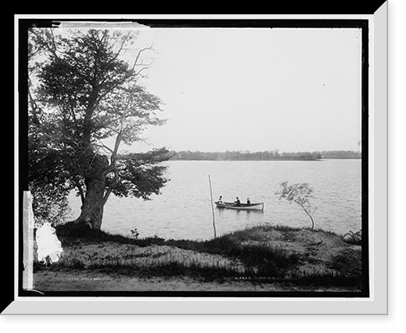 Historic Framed Print, Pine Lake,  17-7/8" x 21-7/8"