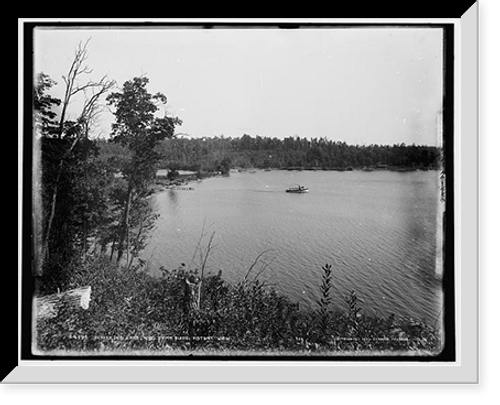 Historic Framed Print, Beaver Dam Lake, Wis., Camp Dixon, distant view,  17-7/8" x 21-7/8"