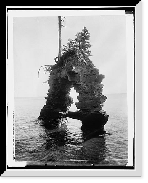 Historic Framed Print, Sand Island, Temple Gate, Apostle Islands, Wis.,  17-7/8" x 21-7/8"