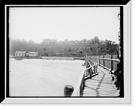 White Fish Bay from pier, Wisconsin, Vintage Wall Art