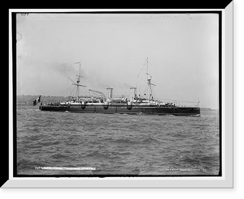 Historic Framed Print, Italian cruiser Giovanni Bausan,  17-7/8" x 21-7/8"