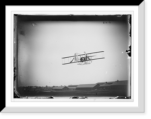 Historic Framed Print, Aeroplane in flight,  17-7/8" x 21-7/8"