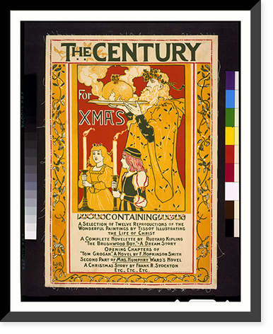 The Century for Xmas. L.J.R. Classic, Antique Poster