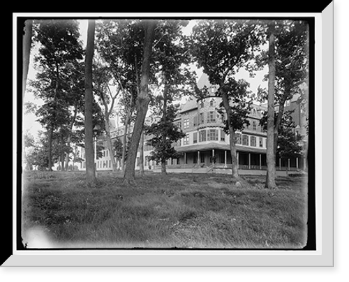 Historic Framed Print, [Hotel Victory from southeast, Put-in-Bay, Ohio] - 3,  17-7/8" x 21-7/8"