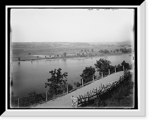 Historic Framed Print, [The Valley of the Mississippi, St. Paul, Minn. ] - 5,  17-7/8" x 21-7/8"
