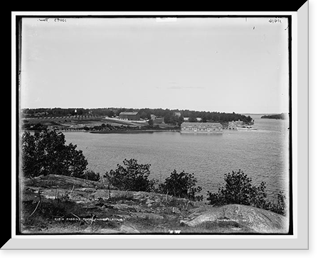 Robbin's Farm, Round Island, N.Y. - 2, Antique Print