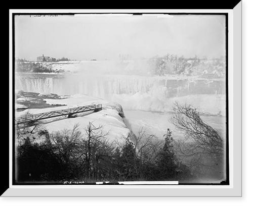 Historic Framed Print, Horseshoe Falls from Goat Island, Niagara, N.Y.,  17-7/8" x 21-7/8"