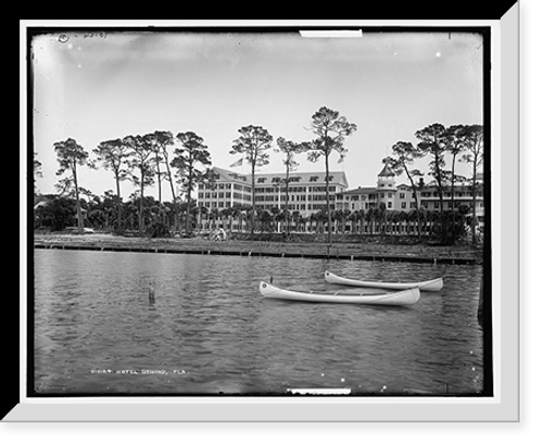 Historic Framed Print, Hotel Ormond, Fla. - 2,  17-7/8" x 21-7/8"