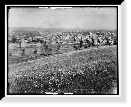 Historic Framed Print, Solvay Process Co.'s works, Syracuse [i.e. Solvay], N.Y.,  17-7/8" x 21-7/8"