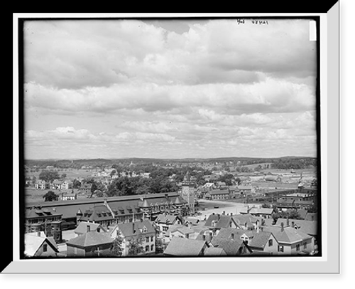 Historic Framed Print, View from western promenade, Portland, Me.,  17-7/8" x 21-7/8"