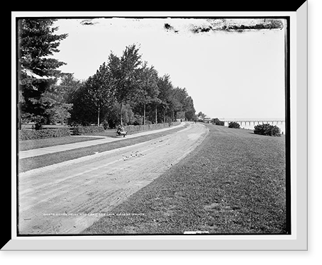 Shore Drive and Lake St. Clair, Grosse Pointe - 2, Vintage Wall Art