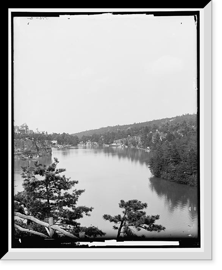 Sky top and Lake Mohonk - 2, Historic Print