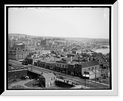 Historic Framed Print, Duluth, Minnesota,  17-7/8" x 21-7/8"
