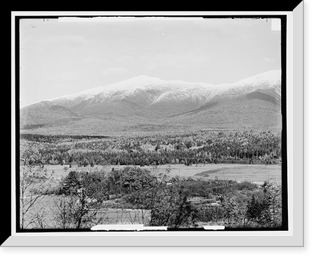Presidential Range from Maine Central R.R., White Mountains, N.H. - 2, Vintage Wall Art
