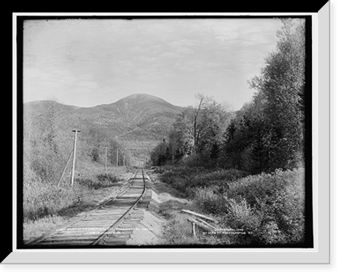 Historic Framed Print, Dome of Mount Pleasant, Presidential Range, White Mountains,  17-7/8" x 21-7/8"