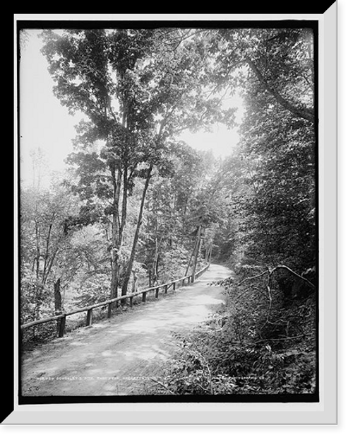 Historic Framed Print, Schooley's Mtn., road from Hackettstown, N.J. - 3,  17-7/8" x 21-7/8"