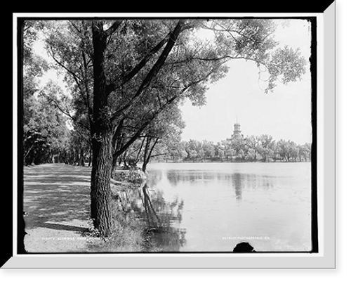 Historic Framed Print, Eldridge Park, Elmira, N.Y.,  17-7/8" x 21-7/8"