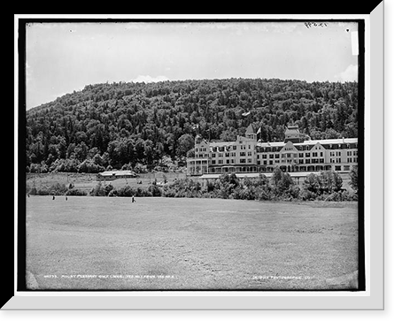 Historic Framed Print, Mount Pleasant golf links, tee no. 1 from tee no. 2,  17-7/8" x 21-7/8"