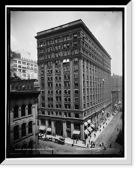 New York Life Building, Chicago, Vintage Wall Art