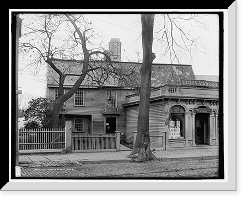 Historic Framed Print, The witch house, Salem,  17-7/8" x 21-7/8"