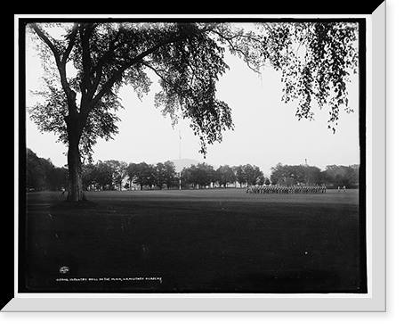 Infantry drill on the plain, U.S. Military Academy, Antique Wall Art