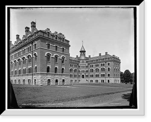 Historic Framed Print, Kissam Hall, Vanderbilt University, Nashville, Tenn.,  17-7/8" x 21-7/8"