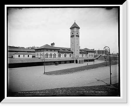 Mount Royal Station, Baltimore, Antique Wall Art